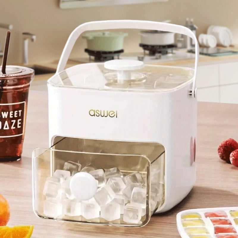 Portable Countertop Ice Maker Machine Ice Cube Generator for Home Kitchen Office