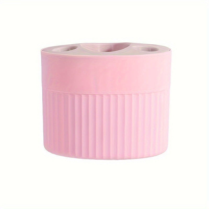 Tozalik uchun tish cho'tkasi va tish pastasiga mo'ljallangan hammom uchun saqlash tashkilotchisi, ajraladigan javon bilan