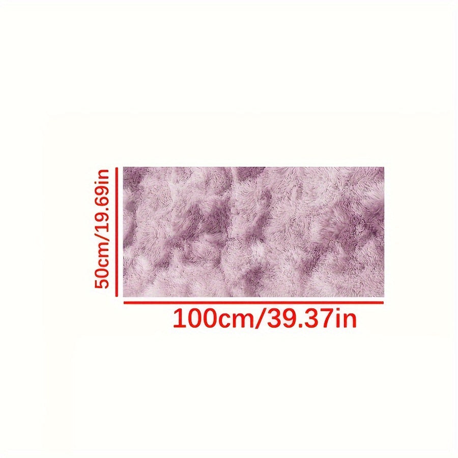Plush Faux Fur Area Rug - Luxuriyali yumshoq, sirpanmaydigan, uzoq muddatli va tozalash oson - Uyingizdagi har qanday xona uchun mukammal, tanlash uchun turli ranglar mavjud.