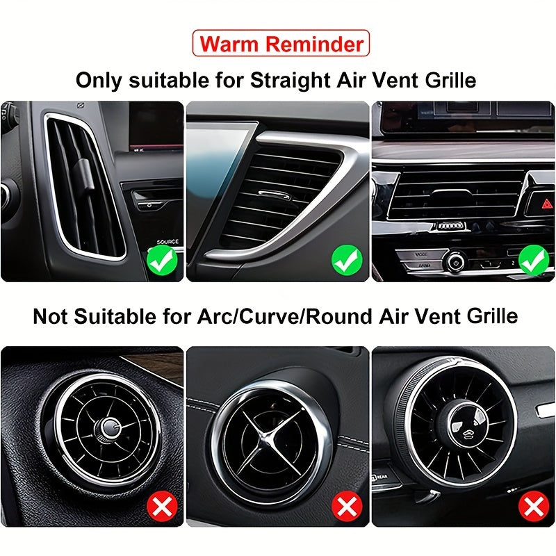 Car Interior Decoration U-Shaped Chrome Plated Air Outlet Strip