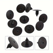 10pcs Black Plastic Auto Fastener Clips for Interior Door Trim Wheel Arch