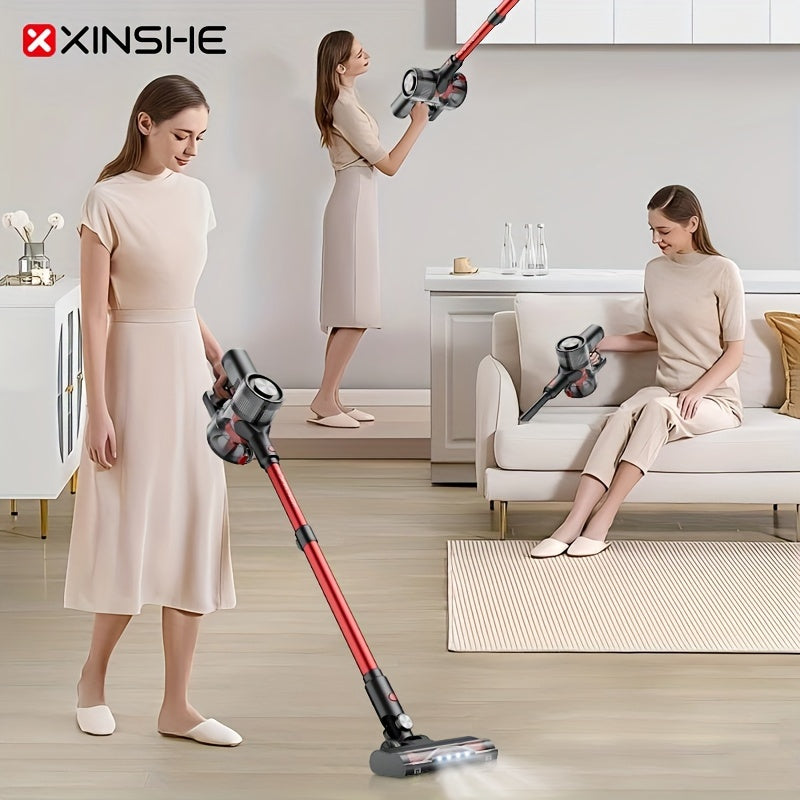 Qisqichli tozalash qurilmasi 200W, shovqinsiz motor, 33KPa kuchli suv olish, 2L chang qopqog'i, 50 minut ishlash vaqti, jim, yengil