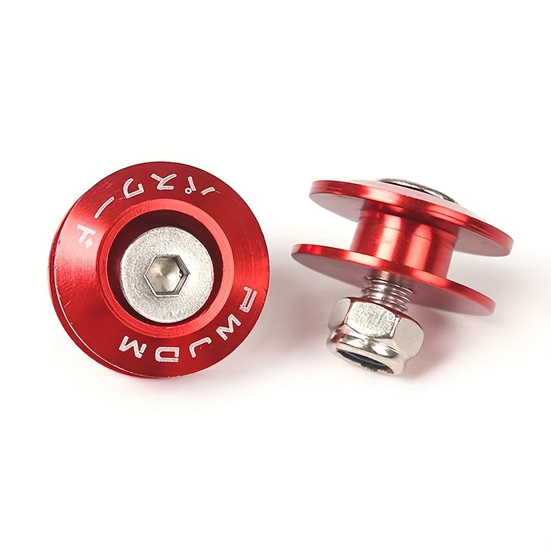 4 Pcs Aluminum Quick Release Fasteners for Car Bumpers and Fenders