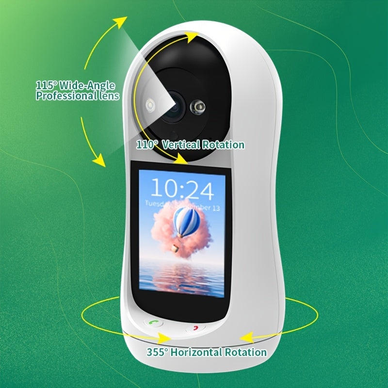 3MP WiFi Video Intercom with Night Vision Motion Detection Two-Way Audio Waterproof