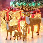 1 Ta'til uchun plush rengey, polyester va plastikdan tayyorlangan, elektr energiyasi talab qilinmaydi. Uy va oshxona bayram bezaklari yoki Yangi yil ornamenti sifatida mukammal.