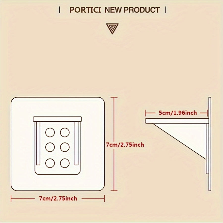 8 Adhesive Shelf Brackets for Kitchen Cabinets Storage No Drilling Strong Hold