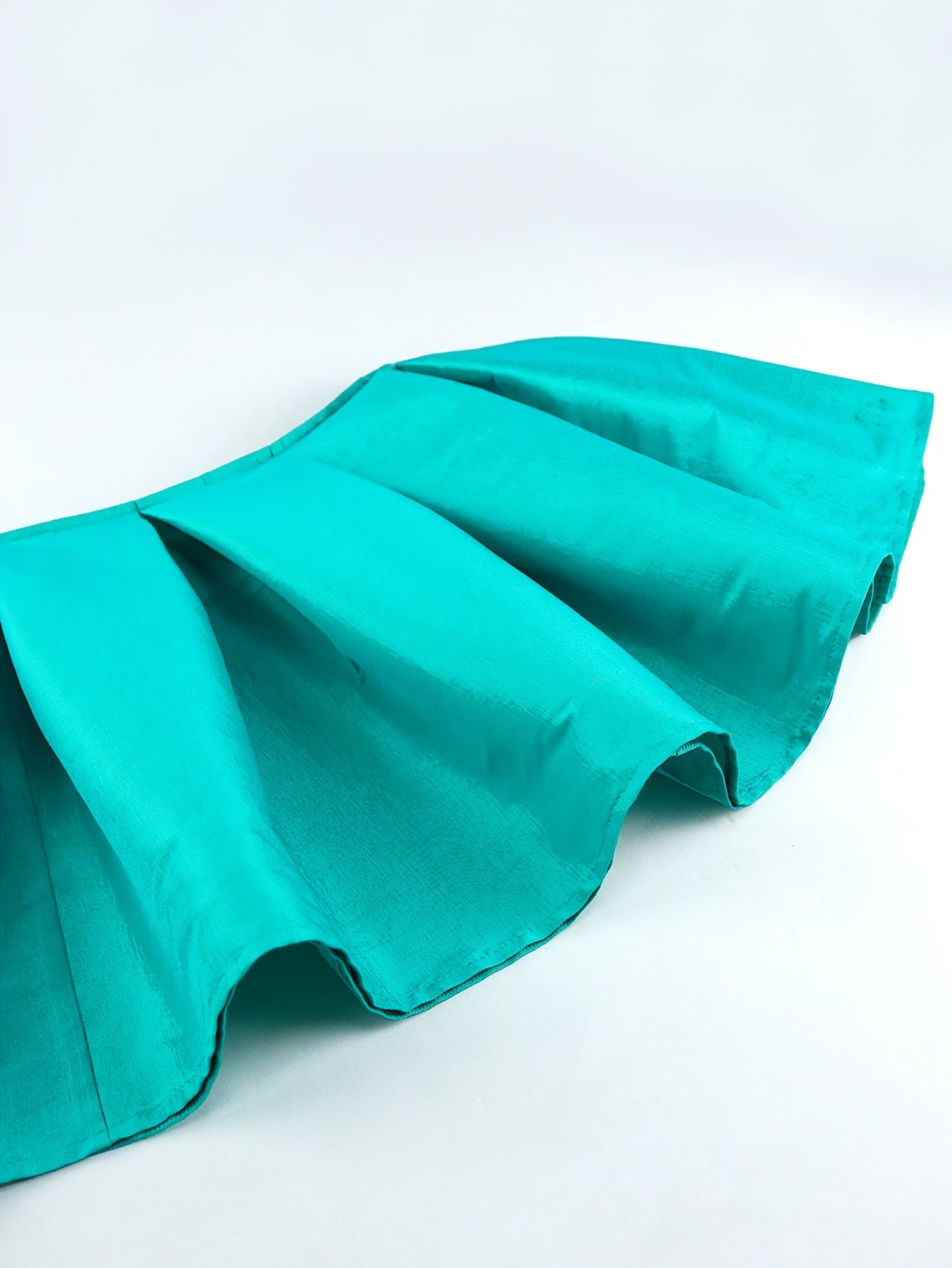 Plus Size Lace Bodycon Dress Long Sleeve Crew Neck Ruffle Trim Party Wear