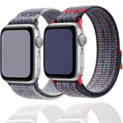 Nylon Elastic Solo Loop Strap for Apple Watch Series 1-10 Adjustable Sport Wristband for Men and Women