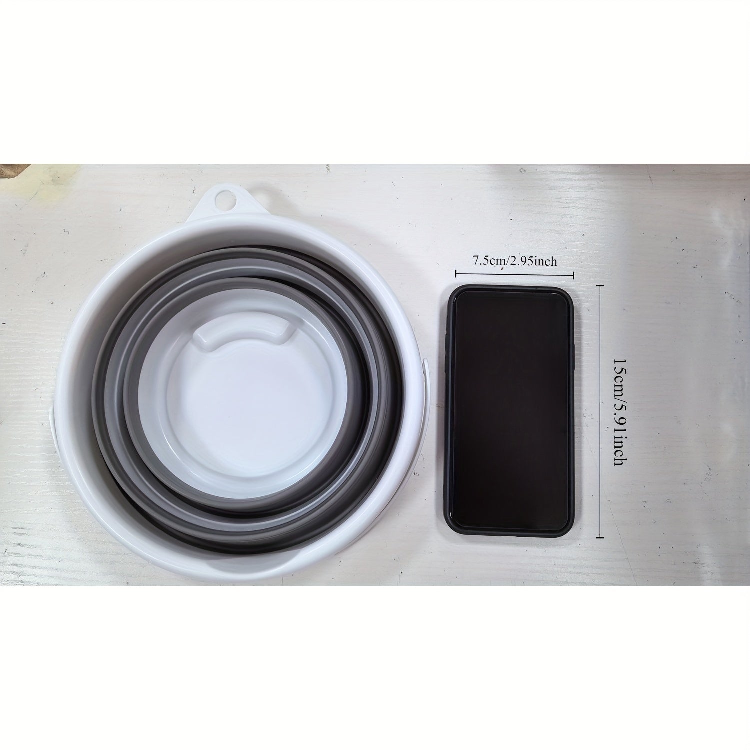 Cubeta de agua portátil y plegable para camping, viajes, lavado y uso doméstico