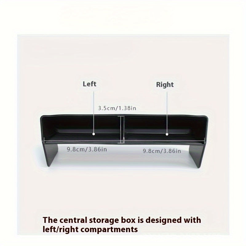 Multi-Functional Car Console Organizer PVC Storage Box for EV Models