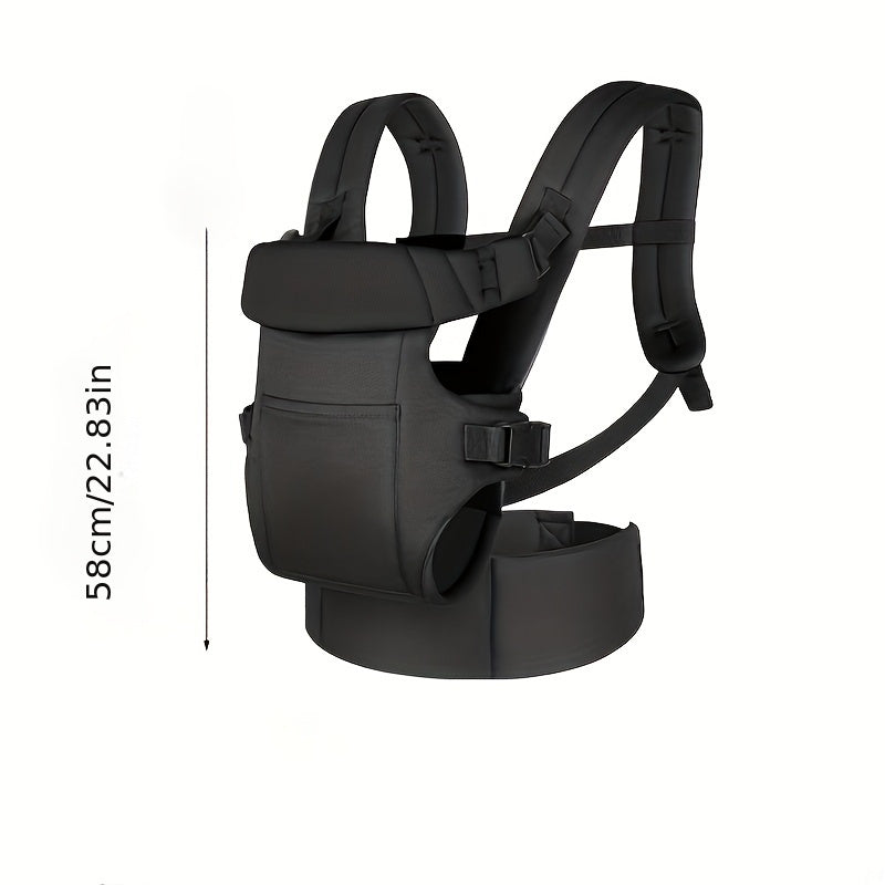 Adjustable Polyester Baby Carrier for Infants and Toddlers Up to 15.88KG Ergonomic Front Carry Wrap