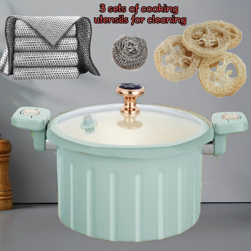 Dual-Handled Non-Stick Soup Pot for Easy Cooking and Cleanup