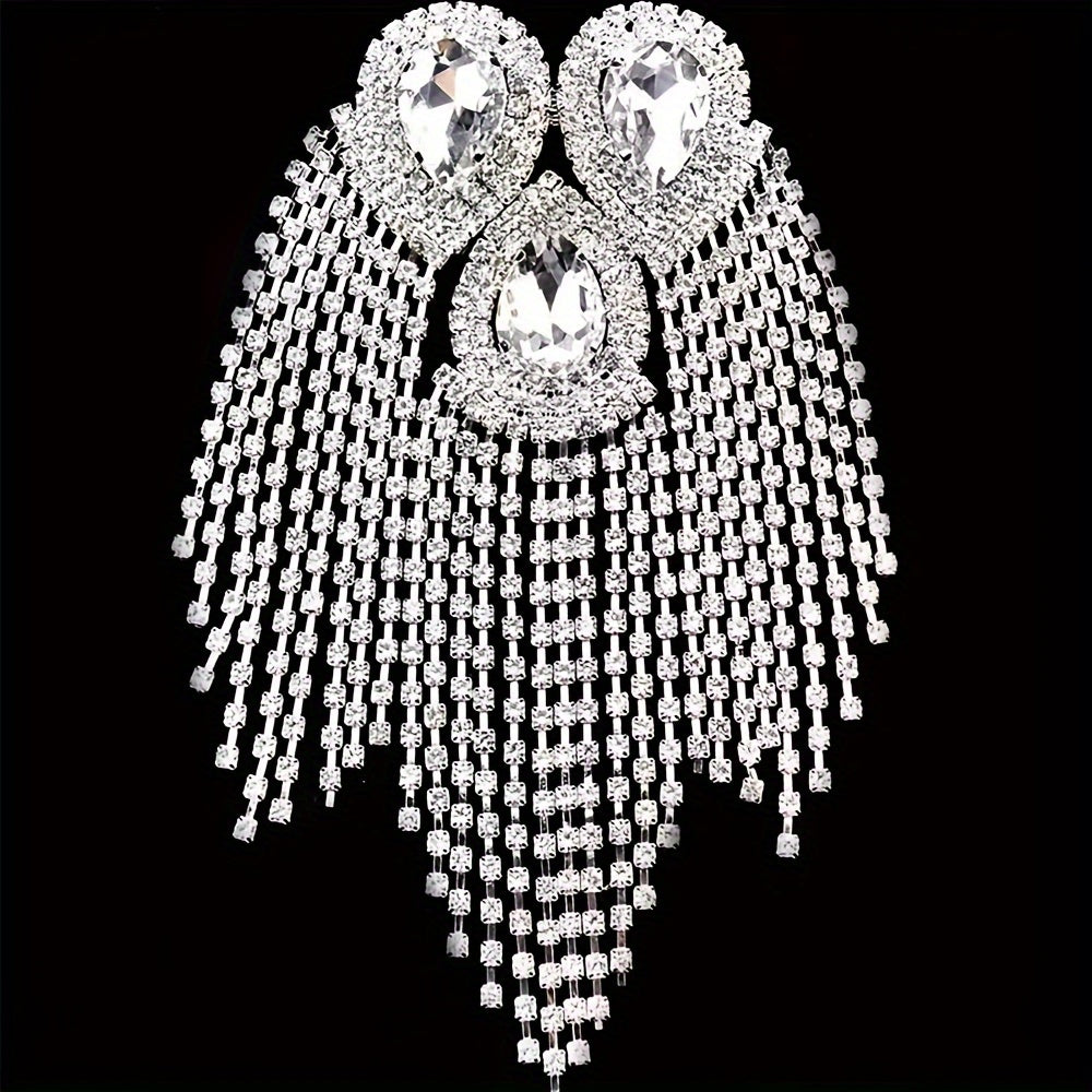 Maydonchalar va kostyumlar uchun rhinestone bilan bezatilgan kiyim-kechak aksessuarlari