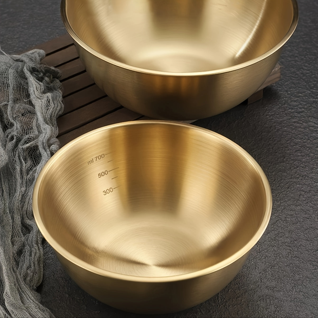 Stainless Steel Mixing Bowl 3 Quart Food Storage Salad Prep Kitchen Accessory