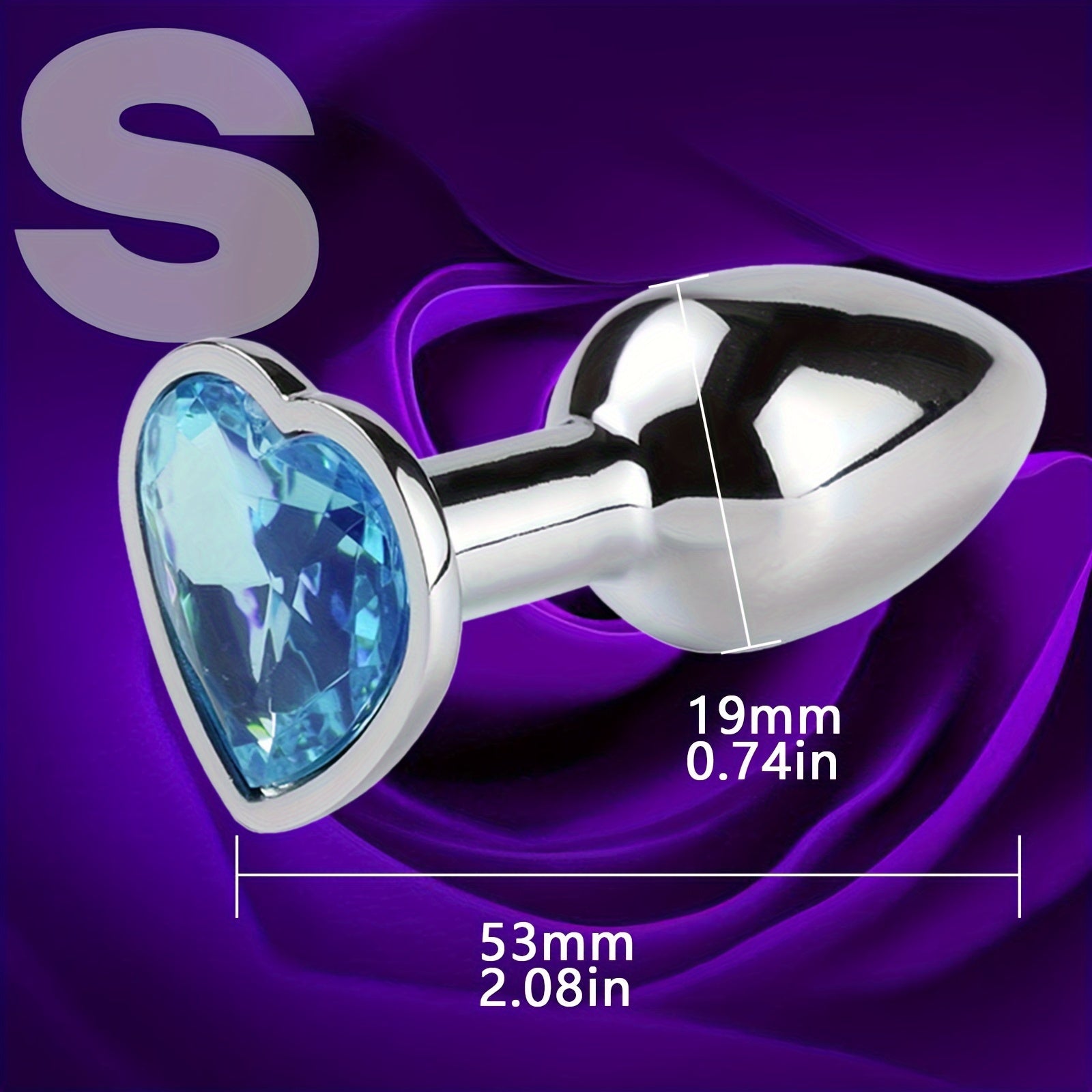 Ayollar Erkaklar Juftliklar Rostdan Qilichli Qotishli Polad Anal Plagin Yurak Shaklidagi Orqa O'yinchoq Seks O'yinchoqi