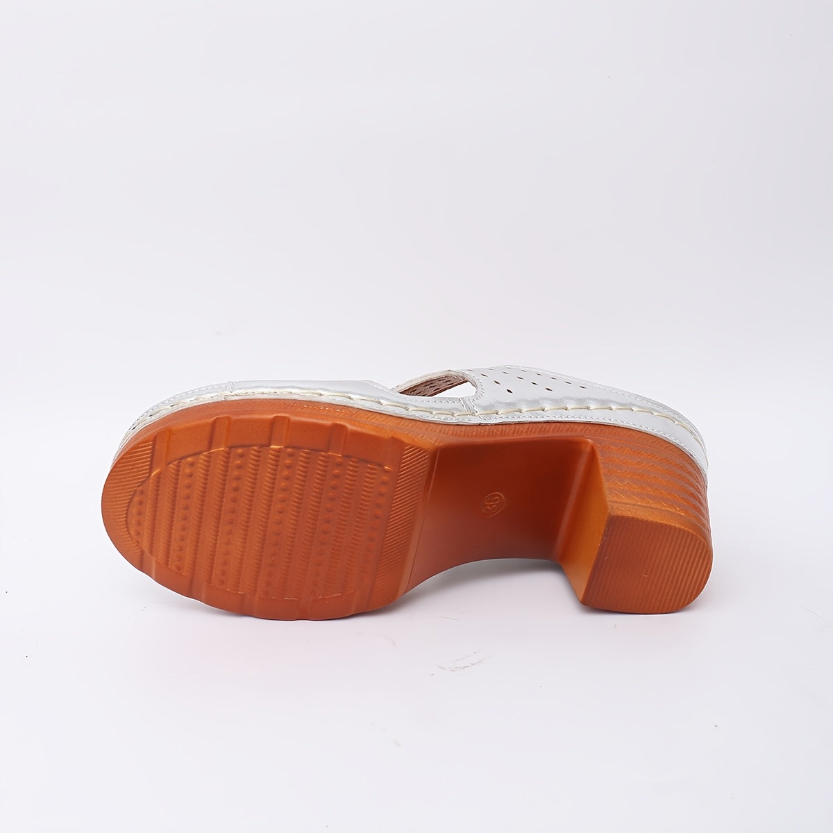 Women's Butterfly Decorated Open-Toe Summer Slippers Casual Outdoor High Heel