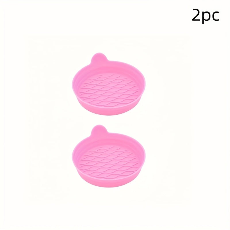 2 шт. силиконовых подстаканников для автомобиля, нескользящие держатели для чашек, прочные внутренние аксессуары