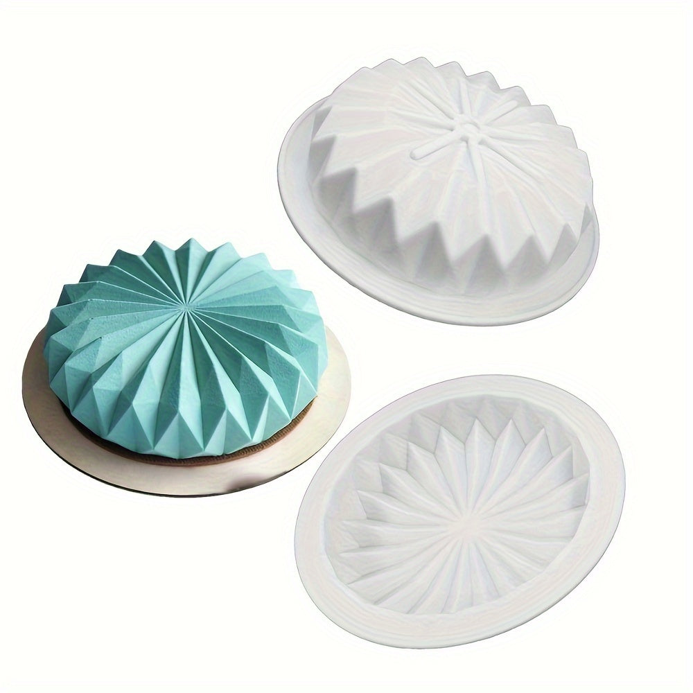 Silicone Round Cake Mold for Chocolate Pudding Biscuits and Ice Cubes