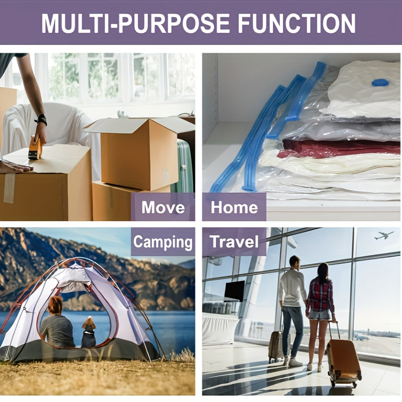 Vacuum Storage Bags Set 30 Pieces with Various Sizes for Clothes Bedding and Quilts