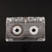 Retro Cassette Tape Player Set with 30-Minute Magnetic Tape, Battery-Free, Durable Plastic