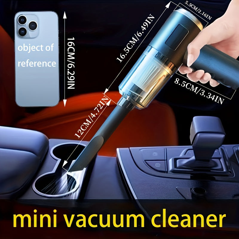 Handheld Vacuum Cleaner 3000PA Cyclone Suction Portable Car and Home Use