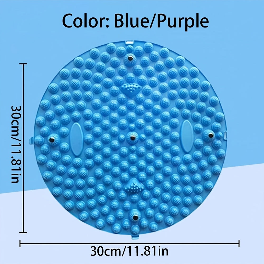 Plastic Foot Massage Mat with Pressure Points for Stress Relief and Fatigue Reduction Indoor Exercise Toe Press Board