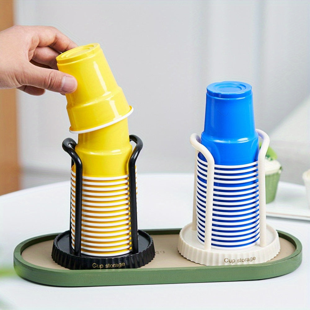 Disposable Plastic Cup Holder Organizer for Home Office Bathroom Coffee Shop in Various Colors
