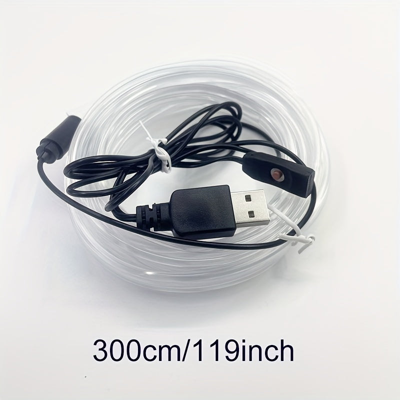 Luces de ambiente LED para coche, decoraciones con cambio de color 3M