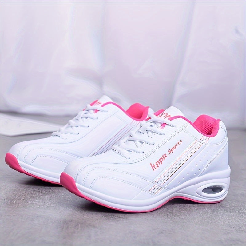 Women’s Breathable Air Cushion Sneakers with Non-Slip Thick Sole