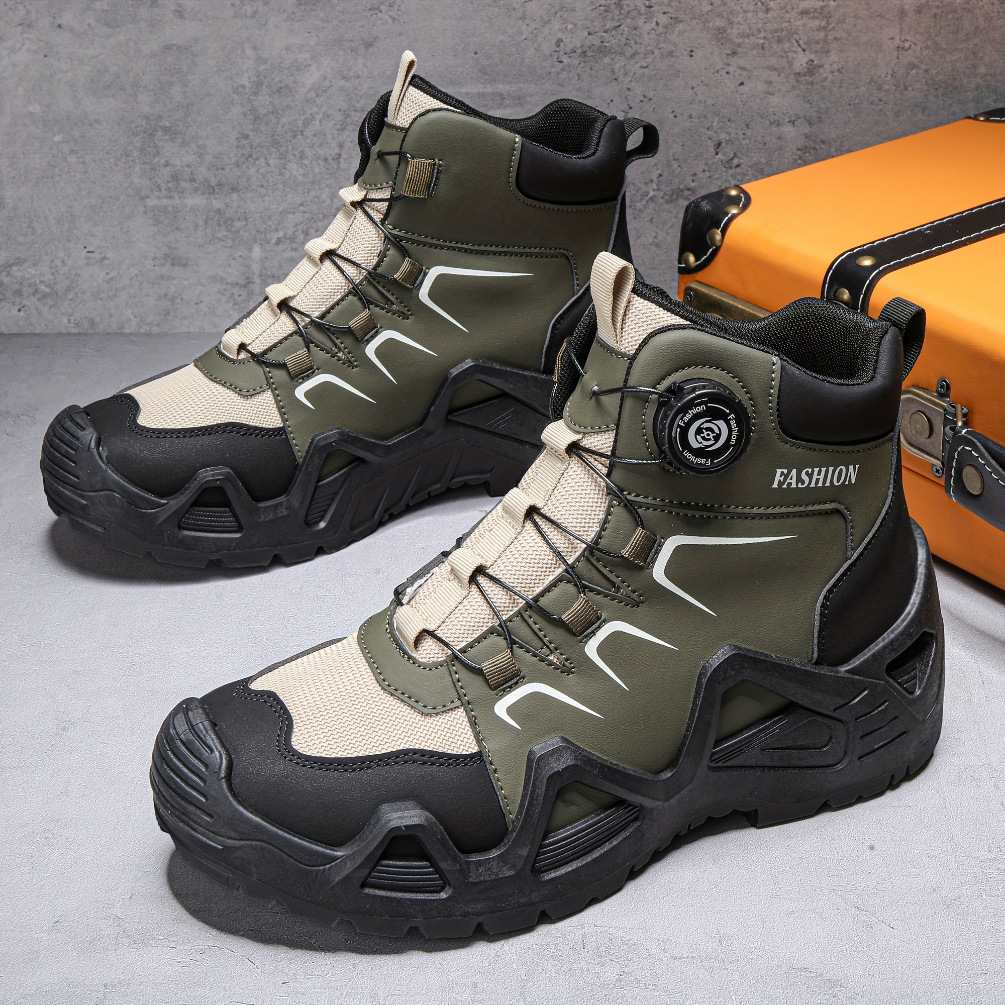 Women’s All-Season Tactical Combat Boots Non-Slip PVC Soles Black Hiking Camping