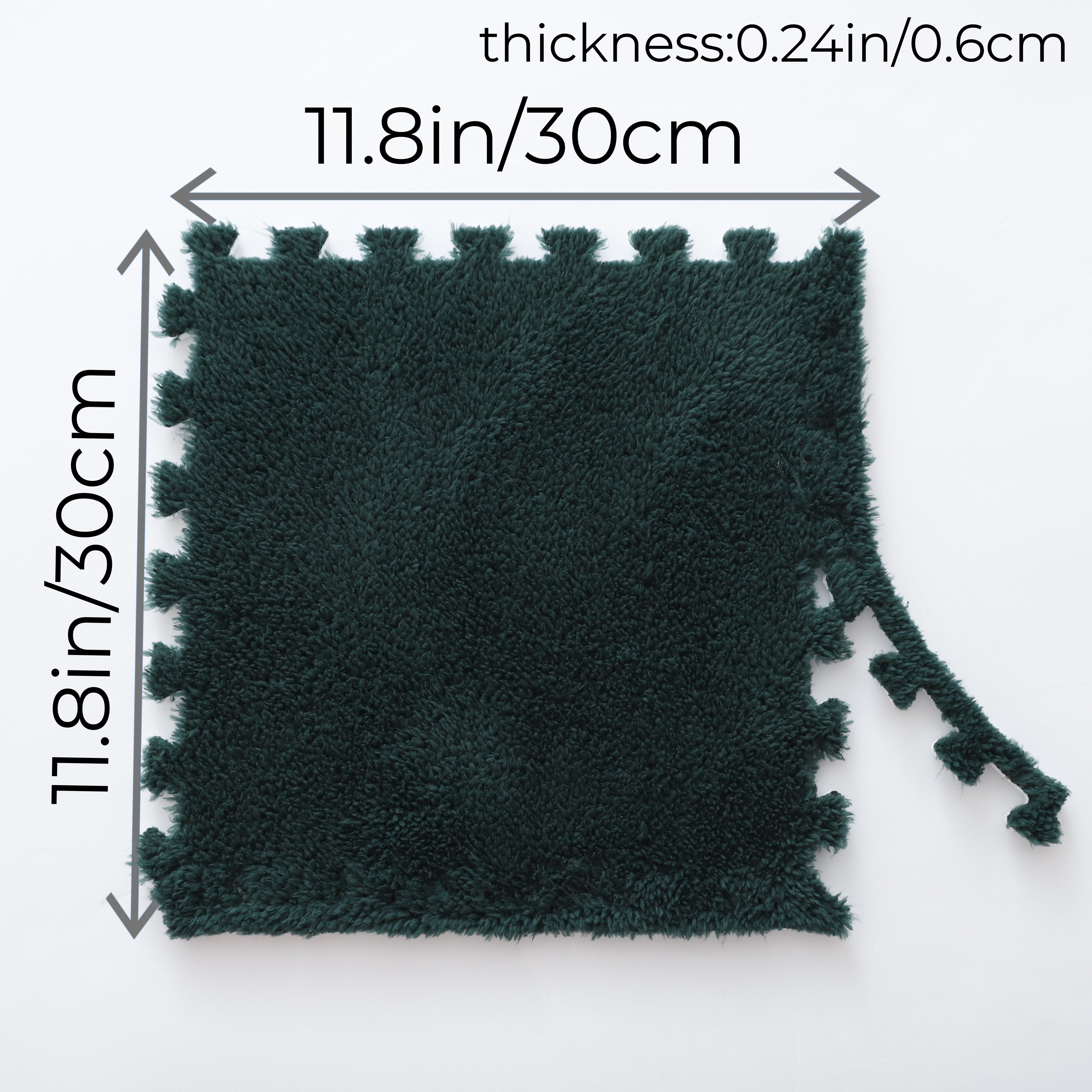 Spliced Carpet Rug for Living Room Bedroom Washable Dirt Resistant Large Area Mat