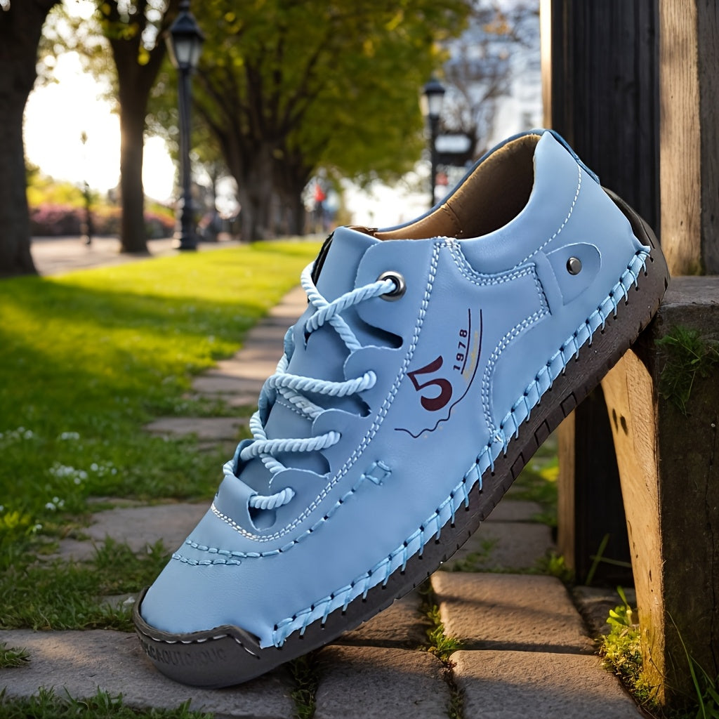 Women's Casual Slip-On Sneakers Flat Shoes Breathable Fabric Rubber Sole