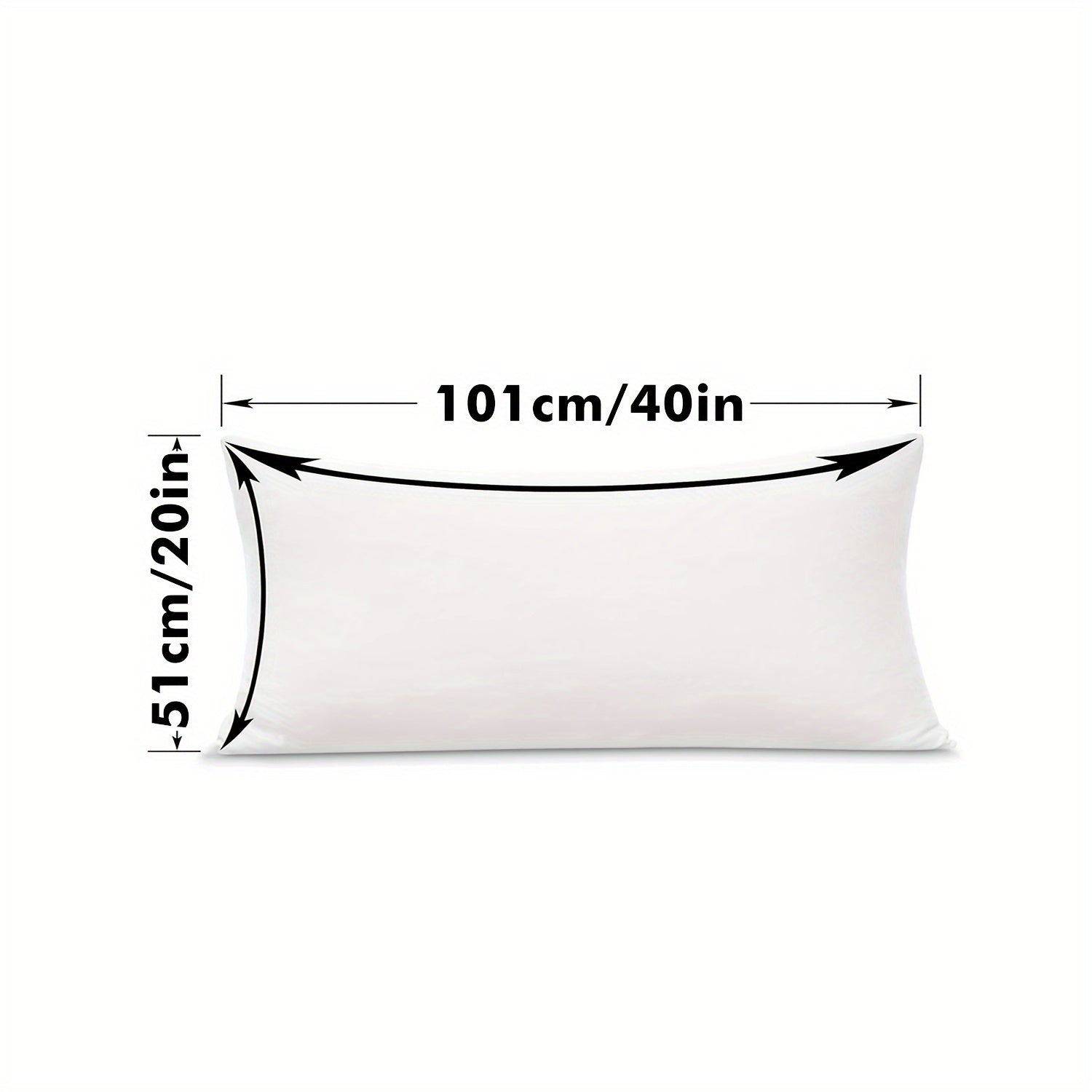 White Pillowcase with Zipper Closure Waterproof Stain-Resistant Oversized Knit