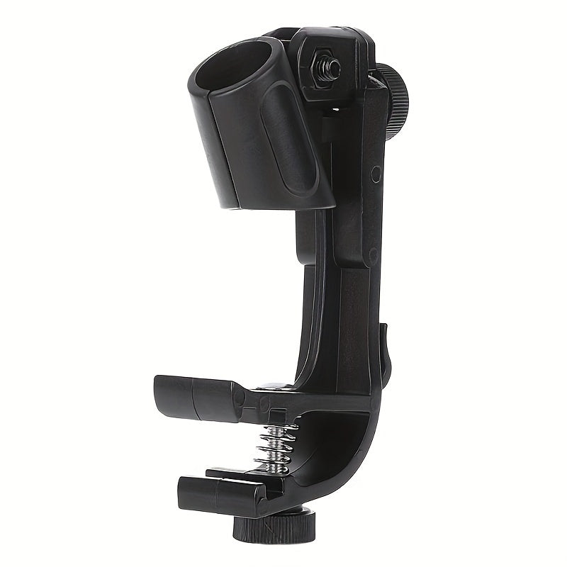 4 шт. микрофонные зажимы для установки на ободья барабана, регулируемые и амортизирующие.