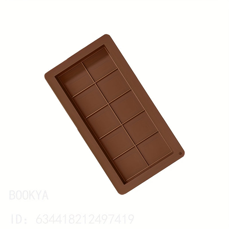 Silicone Candy Mold Set for Chocolate Bars with Scraper, 1-3 Pieces, Large Size