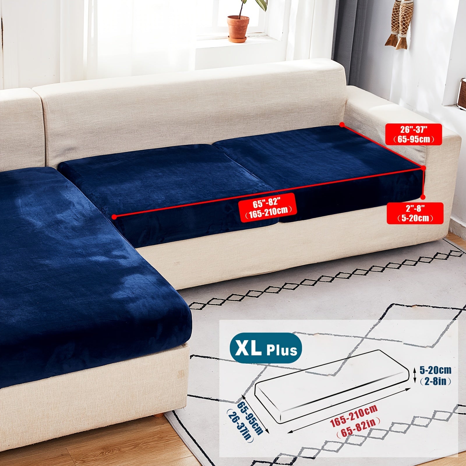 Велюровый чехол для дивана/подушки для домашних животных, пылезащитный и мягкий чехол для дивана для домашнего декора.