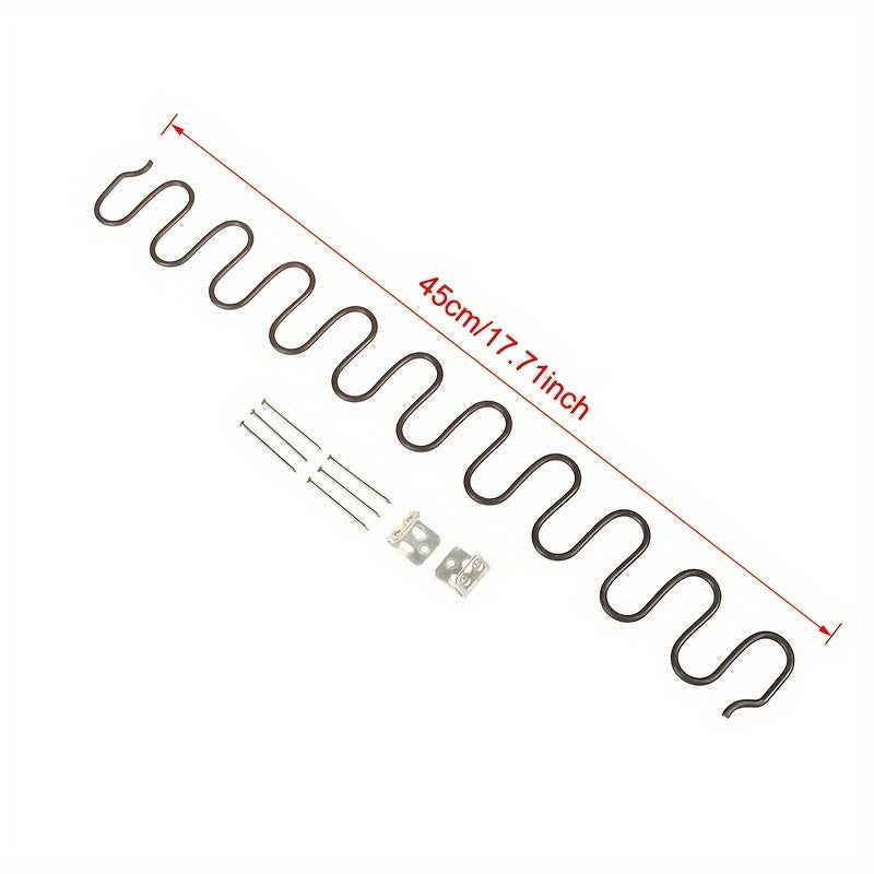 Metal Replacement Sofa Spring Set 45-70cm Durable Furniture Hardware Clips