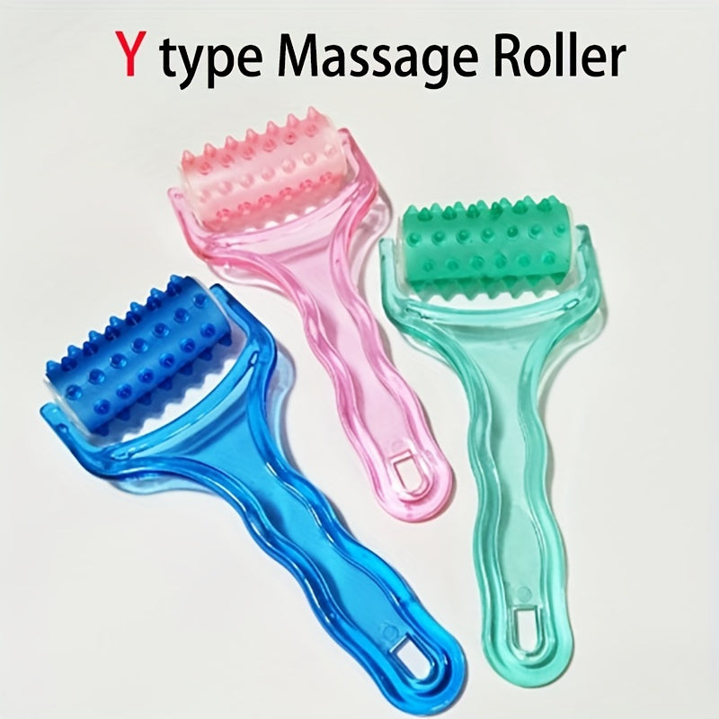 Y-Shaped Handheld Massage Roller for Body Relaxation and Fatigue Relief