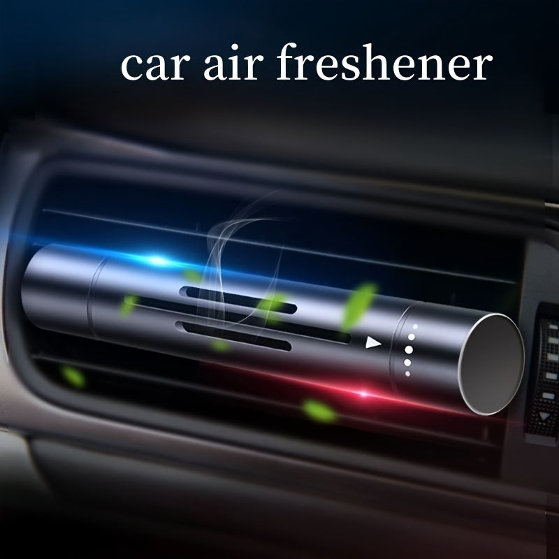 Car Air Freshener Set 6pcs Alloy Vent Clip Fragrance Refills for Car Interior