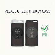 Car Remote Key Cover TPU Wallet Pink Diamond Woven Keychain