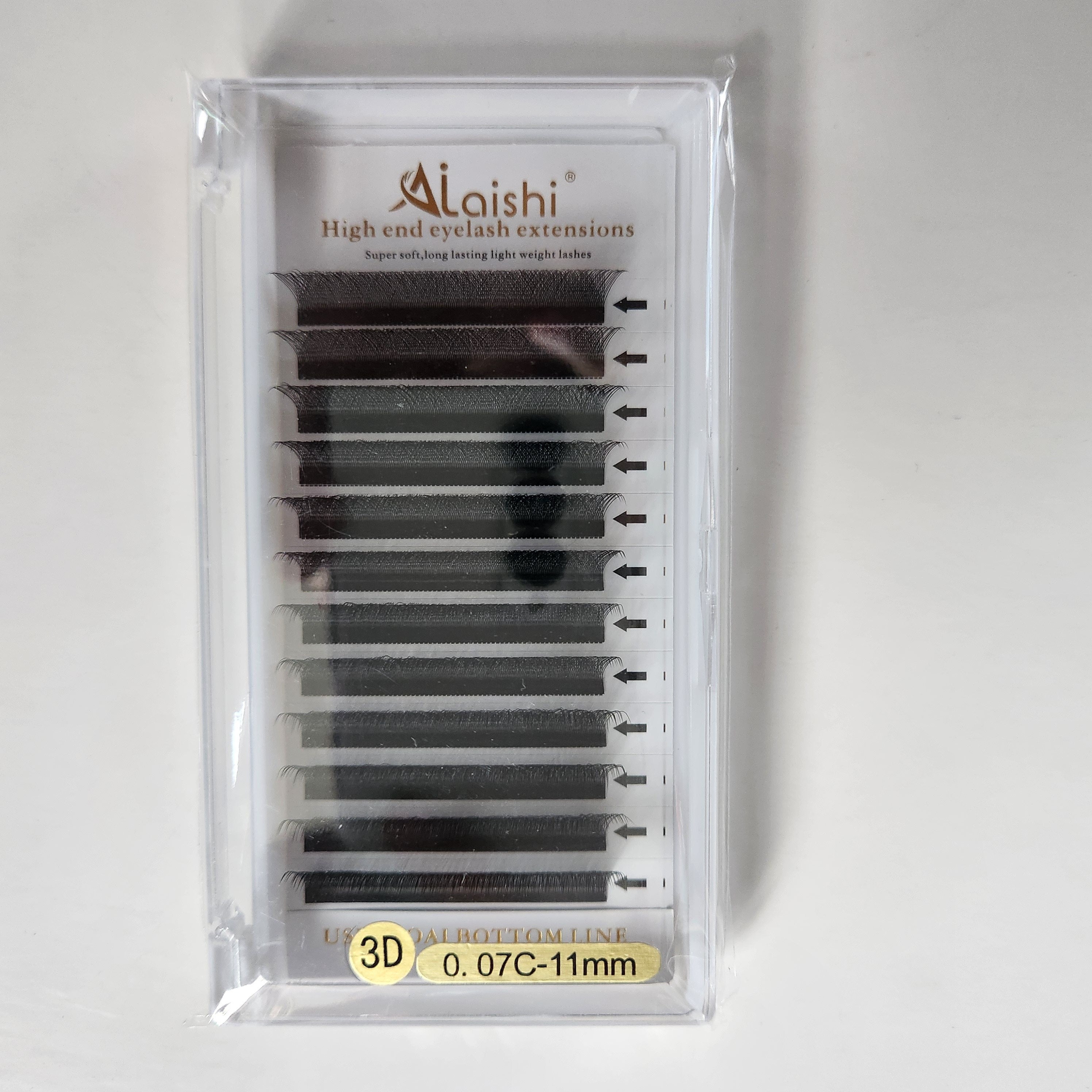 Russian DD Curl Eyelash Extensions Fluffy Cluster Reusable 0.07mm Natural False Lashes