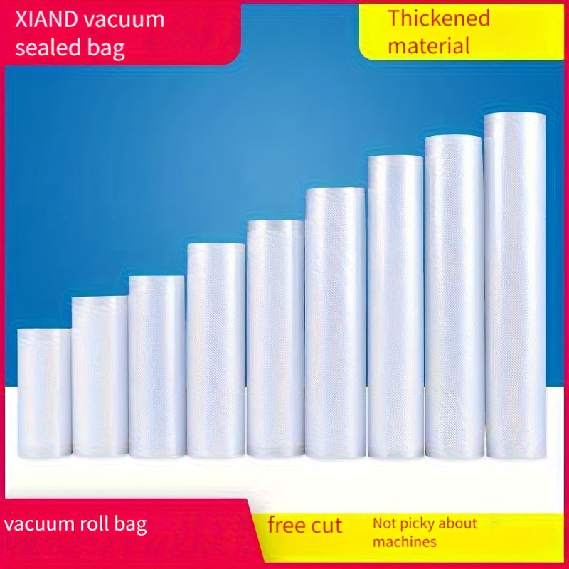 Food-Grade Vacuum Seal Bags, Microwave Safe, Reusable Storage for Kitchen