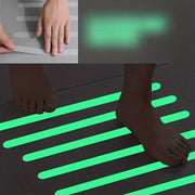 Glow-in-the-Dark Waterproof Non-Slip Stickers for Stairs and Bathroom Safety