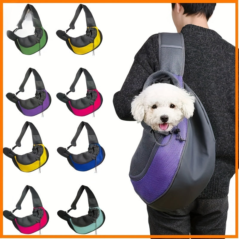 Pet Carrier Bag for Small and Medium Dogs and Cats Breathable Mesh Shoulder Sling Travel Carrier