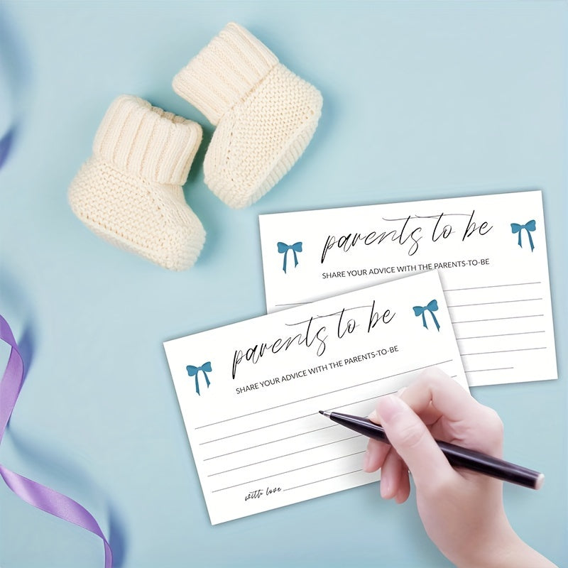 25 ta ikki tomonlama maslahat va tilaklar kartalari to'plami homilador ota-onalar uchun - bolalar to'ylarida, jinsni oshkor qilishda va tug'ilish e'lonlarida ideal