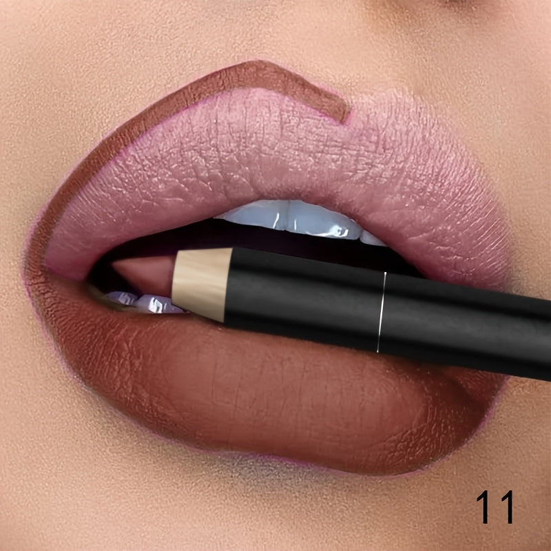 Lápiz de perfilador de labios mate para mujer, de larga duración, tono baya, 1 pieza

Source:
Women Matte Lip Liner Pencil, Long Lasting, Berry Tone, 1 Piece
