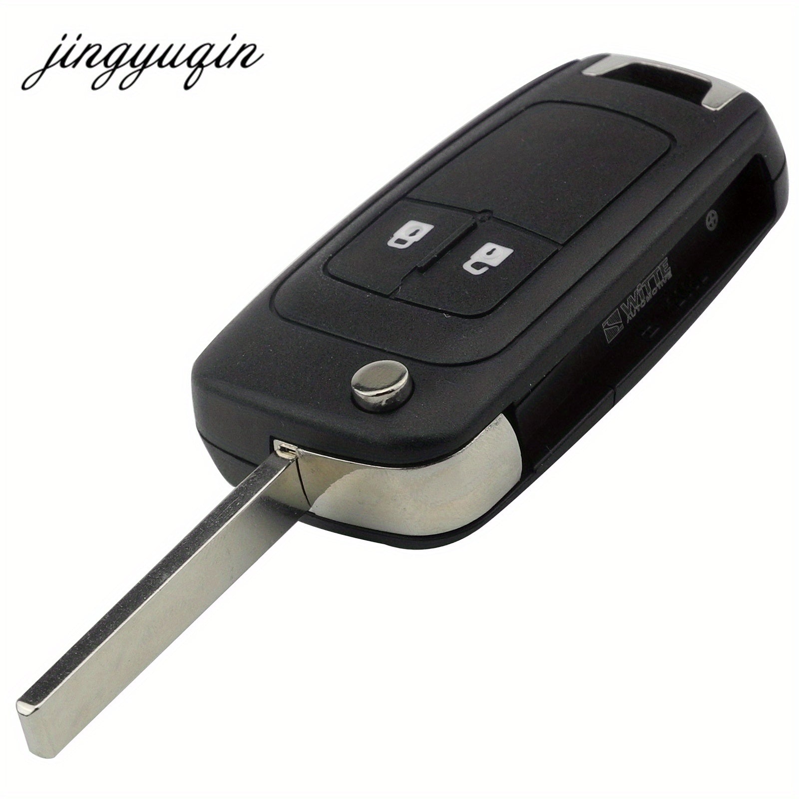 Blank Folding Key Shell for Chevrolet Remote Cover ABS Material Minimalist Durable Fob Case