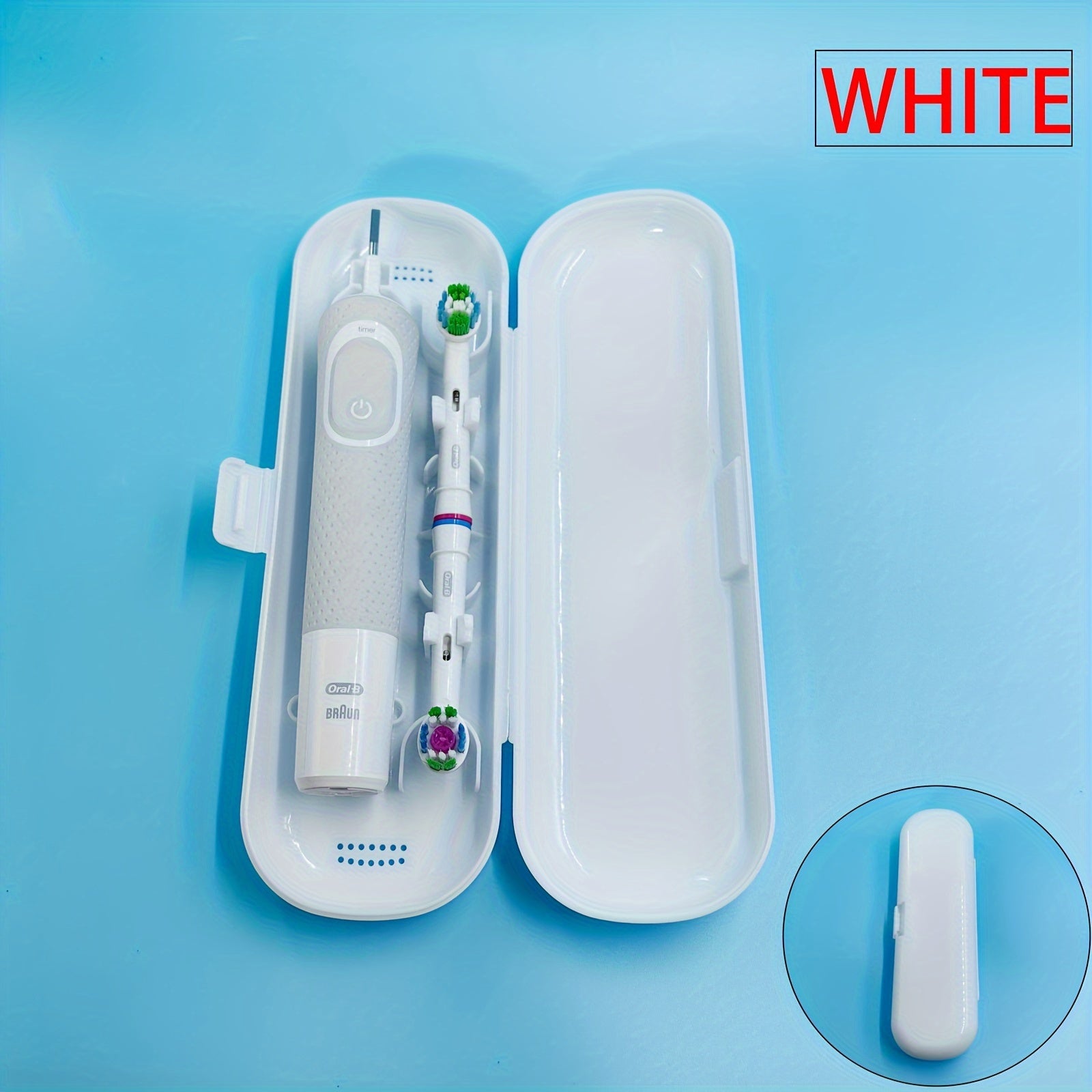 Portable Toothbrush Case For Adults Plastic Travel Hygiene No Fragrance