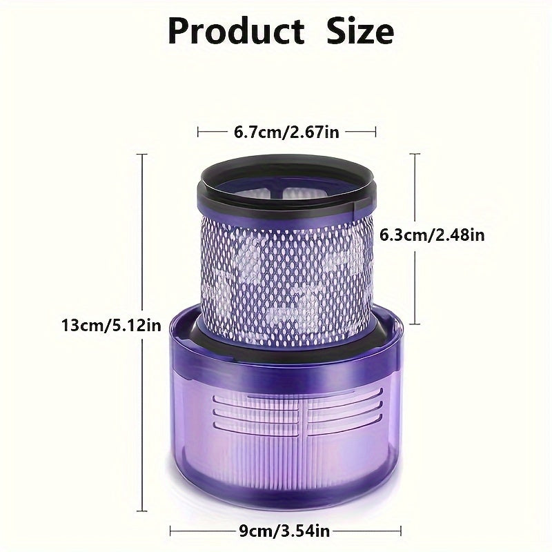 V11 va V15 modellari uchun HEPA va cho'tkali vakuum filtri almashtirish to'plami