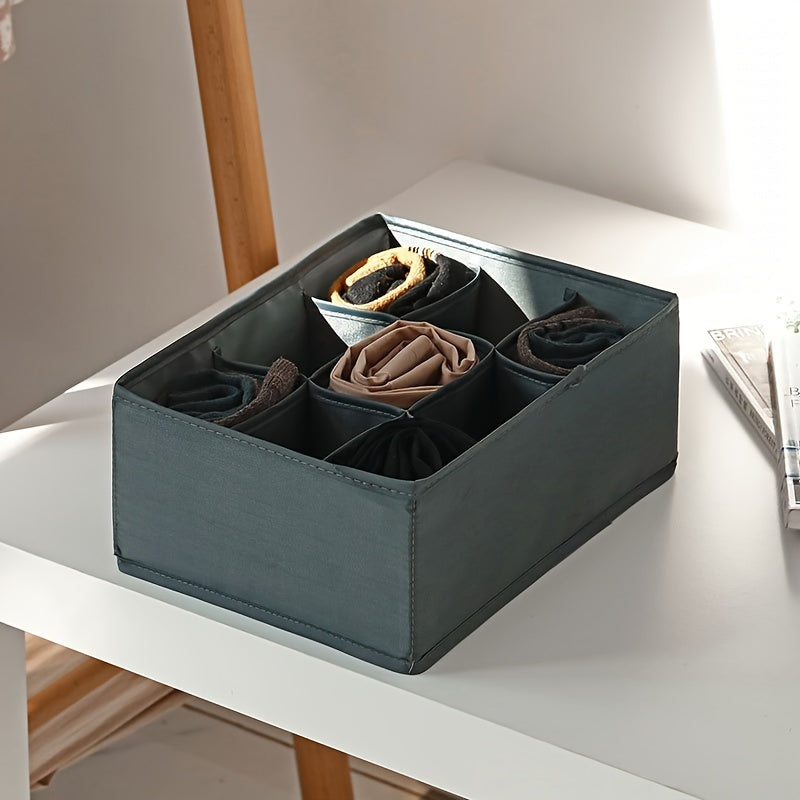 Foldable Multi-grid Drawer Organizer for Bras Socks Clothes Space-saving Storage